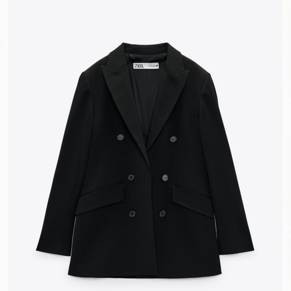 OPEN FRONT BLAZER WITHBUTTONS BLACKREF | 8125/420
